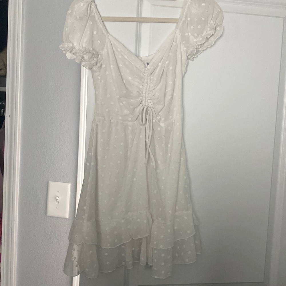Princess Polly white mini dress